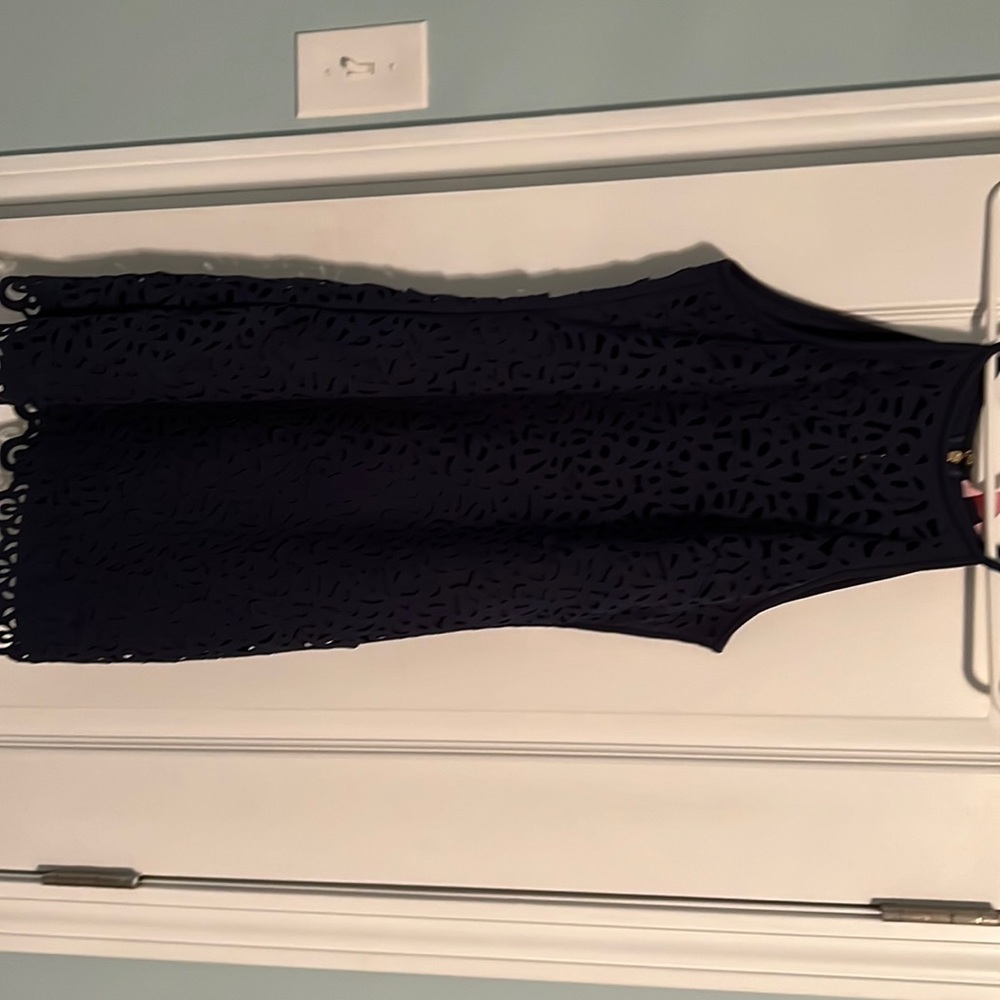 Lily Pulitzer Navy Eyelet Dress